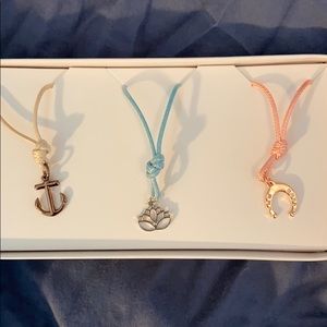 Gemma Simone necklace and charms set